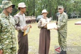 Danrem 051/Wkt menutup Persami Korps Kadet di Bekasi
