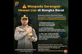 Polres Bangka Barat rilis peta lokasi rawan serangan buaya