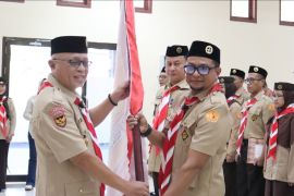 Kwarda Gorontalo lantik pengurus Saka Adhyasta Pemilu