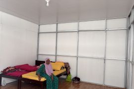 Para penyintas banjir nyaman di huntara Pidie Jaya