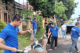Jelang Ramadhan, Rutan Serang libatkan WBP bersihkan Masjid Ats-Tsauroh