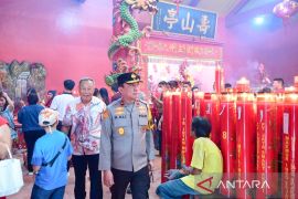 Wakapolda Jambi pantau perayaan Imlek di sejumlah Kelenteng dan Vihara