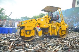 4.599 knalpot bising dimusnahkan Polda Jabar demi udara lebih bersih