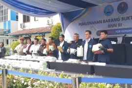 BNN musnahkan narkoba&nbsp;hasil pengungkapan lima kasus