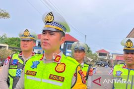 Polres Batang Hari lakukan pengecekan terhadap angkutan umum