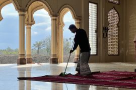 Santri ponpes terdampak banjir siapkan masjid jelang tarawih perdana