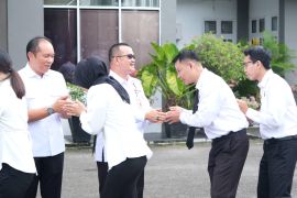 Kemenkum Babel gelar halal bihalal sambut Ramadhan