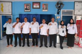 Kemenkum Babel monitoring - evaluasi Posbankum Desa Namang dan Celuak