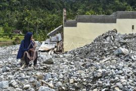 Kondisi Nagari Sungai Batang pascabencana susulan