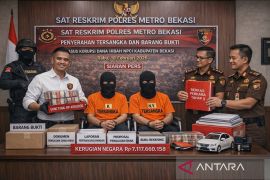 Polres Bekasi serahkan tahap dua kasus dugaan korupsi hibah NPCI