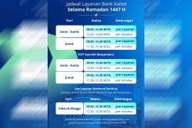 Bank Kalsel sesuaikan jam operasional selama ramadan 1447 H