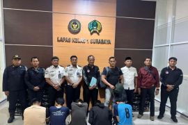 Lapas Porong tangkap dua penyelundup narkotika