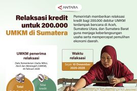 Relaksasi kredit untuk 200.000 UMKM di Sumatera