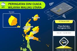 BMKG perkirakan wilayah Malut mengalami peningkatan curah hujan bervariasi