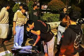 Polsek Banteng patroli cipkon cegah kejahatan jalan dan premanisme