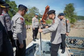 Kapolda Aceh pastikan pembangunan jembatan bailey di Aceh Utara selesai tepat waktu