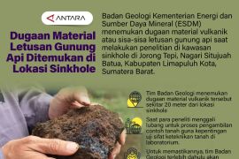 Dugaan Material Letusan Gunung Api Ditemukan di Lokasi Sinkhole