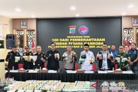 Polrestabes Medan tangkap  718 tersangka kasus narkoba selama 100 hari