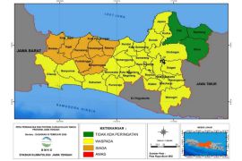 Tujuh kabupaten di Jateng siaga curah hujan tinggi