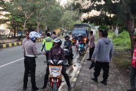 Polresta Jayapura Kota patroli cegah balap liar usai Shalat Subuh