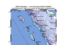 Gempa hari ini M5,2 guncang Agam Sumbar