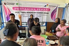 Pertamina latih kader posyandu di Jayapura olah pangan lokal untuk cegah stunting