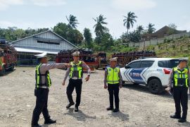 Polres Lamsel cek lokasi "buffer zone" untuk kelancaran arus mudik