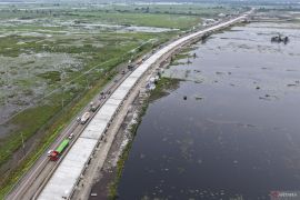 Jalan Tol Kayuagung-Palembang rusak dipicu perubahan muka air banjir 50 tahunan