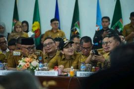 Bupati Annisa hadiri Rakor percepatan rehabilitasi dan Rekonstruksi Pascabencana bersama Mendagri