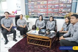 Kemenkum Sumut ikuti sosialisasi pengawasan kearsipan