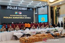 Polda Sumut musnahkan 161,27 kilogram sabu-sabu selama Februari 2026