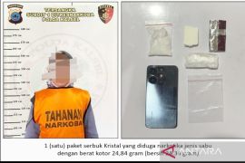 Ditresnarkoba Polda Kalsel tangkap ibu rumah tangga terjerat 24,84 gram sabu