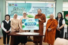 Walubi serahkan 3.000 paket sembako ke Kemenag meriahkan Ramadhan