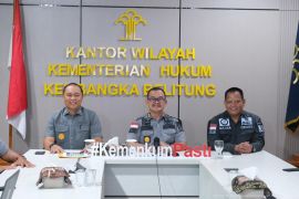 Kemenkum Babel ikuti rapat diskusi pemantauan dan peninjauan undang-undang