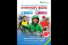 BPJS Ketenagakerjaan diskon 50 persen iuran pekerja BPU