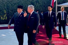 Bertemu Raja Abdullah II, Prabowo menegaskan dukung solusi dua negara