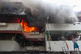 Kebakaran Rusun Sumbo di Surabaya