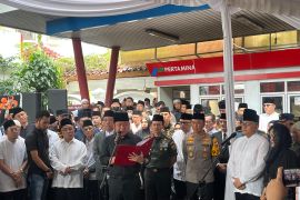 Gubernur Sumsel jadi inspektur upacara pelepasan jenazah Alex Noerdin