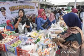 Diserbu warga! Gerakan Pangan Murah di Tasikmalaya jual beras hingga daging dibawah harga pasaran