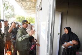 BNPB minta jaringan air bersih terhubung ke seluruh huntara