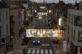 Untuk pertama kali, gemerlap lampu Ramadhan terangi jalan di Belgia