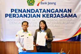 Kemenag Boyolali gandeng Bank Jateng kelola hak pegawai