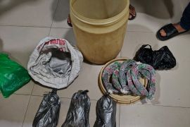 Polres Malang sita tiga kilogram bubuk petasan siap edar