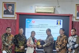 Dirjen AHU tinjau kesiapan FH Unila untuk Prodi Magister Kenotariatan
