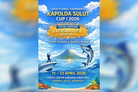 "Open Fishing Tournament Kapolda Sulut Cup I" gerakkan wisata bahari