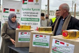 Baznas salurkan 225 paket bantuan pangan untuk Palestina di Al-Aqsa