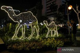 Jakarta Light Festival 2026 tampilkan beragam lampu hias untuk sambut bulan Ramadhan