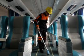 Kesiapan armada kereta api angkutan lebaran di Malang