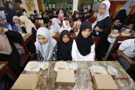 Ratusan siswa di Kabupaten Gorontalo buka puasa dengan menu MBG