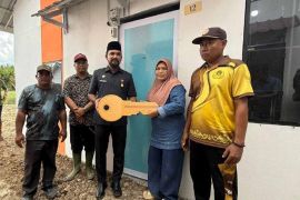 Pembangunan 1.503 unit huntara di Aceh Timur rampung 100 persen